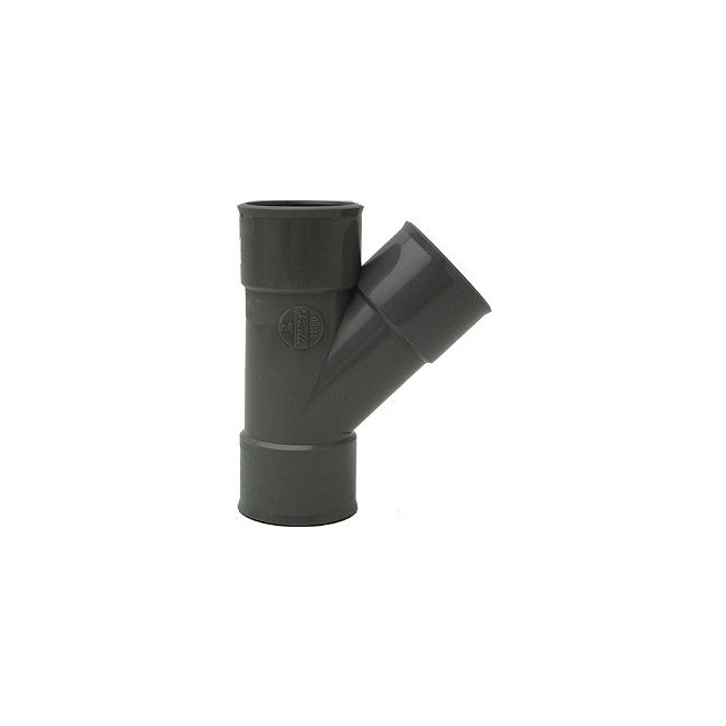 TE PVC A COLLER 45° FF 50MM