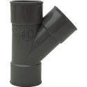 TE PVC A COLLER 45° FF 50MM