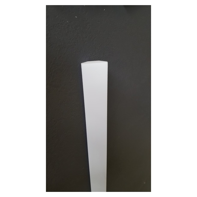 PROFILE D'ANGLE POUR PANNEAUX MURAUX GRANADA 203cm BLANC BRILLANT